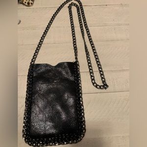Leather Black Crossbody